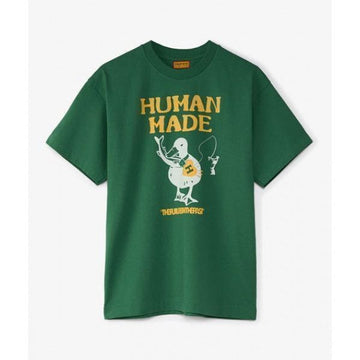 HUMAN MADE Grafisches T-Shirt Kurzarm HM29TE026 Grün 152202971 [P]