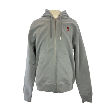 AMI Heart Logo Hooded Zip-Up 24FW 159351228 [P]