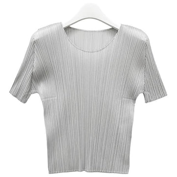 ISSEY MIYAKE プリーズプリーズ 基本 トップ / ライトグレー (PP67JK103 10) 159353026 [P]