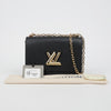 Louis Vuitton Twist Epis MM Tote Bag Black 159049842 [P]