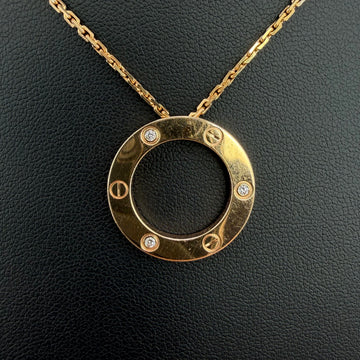 CARTIER ダイヤモンド3Pラブネックレス 159358175 [P]