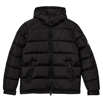 MONCLER MAYA ロゴパッチ パディングジャケット ブラック 1A536 00 539ZD 999 144632214 [P]