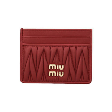 Miu Miu 5MC076 AFPP F0011 Women's Card Holder 159384575 [P]