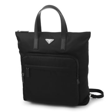 PRADA リナイロン＆サフィアーノレザー トートバッグ 159385223 [P]
