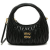Miu Miu Wander Materasse Napa Leather Hobo Bag 159385696 [P]