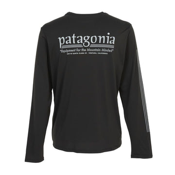PATAGONIA 男性用ロングスリーブTシャツ 45496 BLK 159403425 [P]