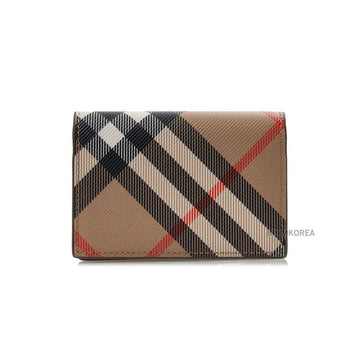 BURBERRY チェック折りたたみカードホルダー 159404232 [P]