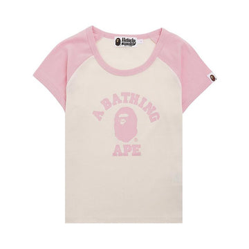 BAPE 女性用ラグランクロップティー 159404266 [P]