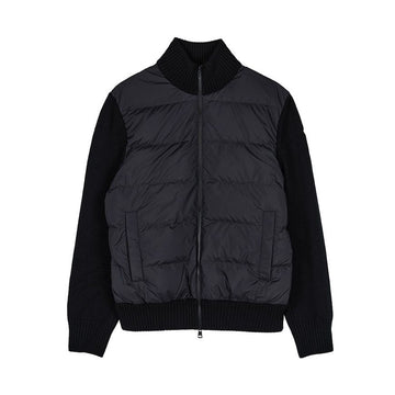 Moncler M1131 999 FW26 Men's Padding Wool Zip-Up Cardigan 159404396 [P]