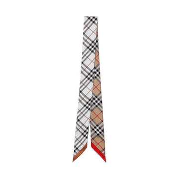 BURBERRY Seiden-Schlank-Schal mit Karomuster 159404736 [P]