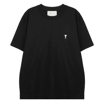 AMI Black Cotton T-Shirt 153363554 [P]