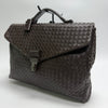 BOTTEGA VENETA イントレチャート ブリーフケース ブラウン 607-15 159405169 [P]