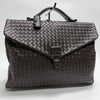 BOTTEGA VENETA イントレチャート ブリーフケース ブラウン 607-15 159405169 [P]