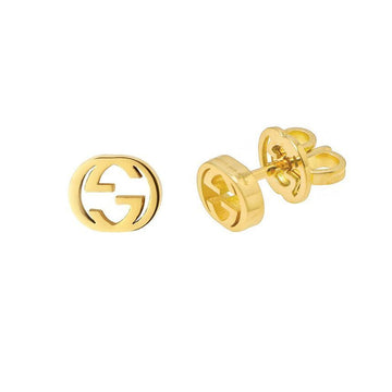 GUCCI Interlocking G 18K Gelbgold Ohrringe 124442249 [P]