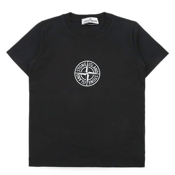 STONE ISLAND Kinder Kleidungsstück mit Wappen Druck Kurzarm (Schwarz) L1S16 2100011 S0381 V0029 10,12A 156485518 [P]