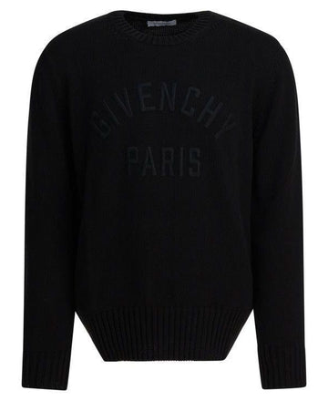Givenchy Cotton Sweater with Paris Detail 151056068 [P]