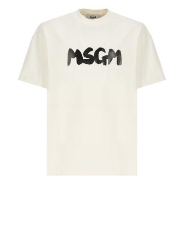 MSGM Brushed Logo T-Shirt 151062333 [P]