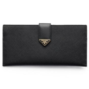 Prada Saffiano Leather Long Wallet 156176919 [P]