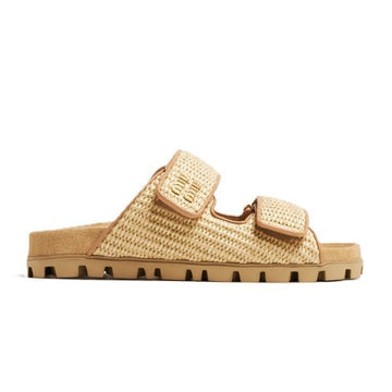 MIU MIU Woven Fabric Slide 156176953 [P]