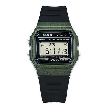 CASIO デジタルウレタンウォッチ F-91WM-3ADF 46661636 [P]
