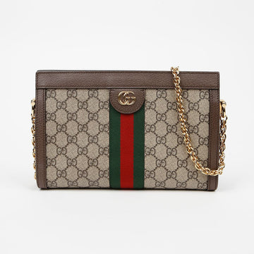 Gucci Ophidia GG Small Shoulder Bag Brown 159022236 [P]