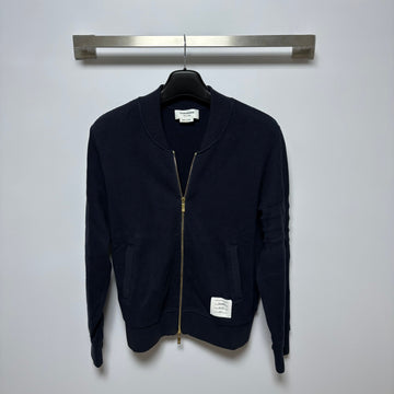 Thom Browne Diagonal Striped Waffle Bomber Jacket 159411005 [P]