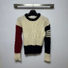 THOM BROWNE Aran Kabelstrick mit diagonalem Armband (3) 159411181 [P]