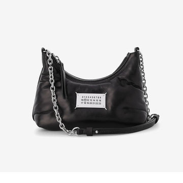 MAISON MARGIELA グラムスラム キルティング チェーン マイクロ レディース ショルダーバッグ 125752523 [P]