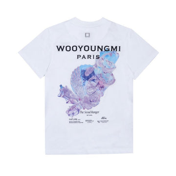 Wooyoungmi Short Sleeve M251TS05 701W 3D Coral Back Logo Women's T-Shirt 133589079 [P]