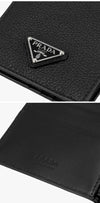 Prada Wallet Grain Logo Men's Bifold 139332838 [P]