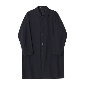 Auralee Men's Coat Navy 151109682 [P]
