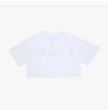 Chloe Short Sleeve Logo Crop Kids T-Shirt 157374589 [P]
