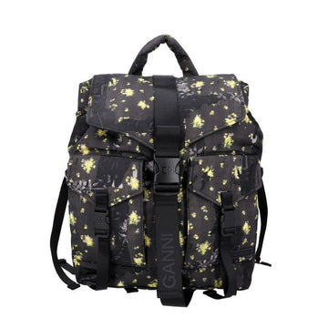 GANNI Rucksack mit Blumenmuster aus Nylon 157825385 [P]