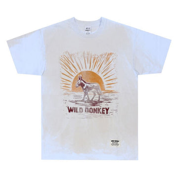 other Rising Donkey Short Sleeve T-Shirt Light Blue 157954769 [P]