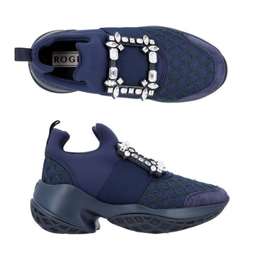 Roger Vivier Sneakers with Strass Buckle RVW50624180 T5V 1V89 158399784 [P]