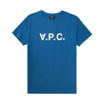 APC Short Sleeve COBQX H26943 IAB LIGHT BLUE Men's T-Shirt 77654485 [P]