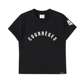 COURREGES ロゴプリント ウィメンズTシャツ 92749084 [P]