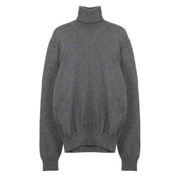 MAISON MARGIELA カシミヤ スティッチ タートルネック ニット 122366895 [P]