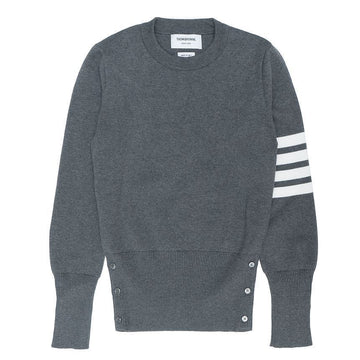THOM BROWNE ラウンドネックニットプルオーバー 035 128843771 [P]