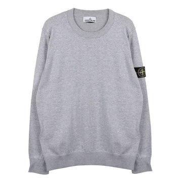 STONE ISLAND Wappen-Logo Baumwolle Morbido Strick 130853380 [P]