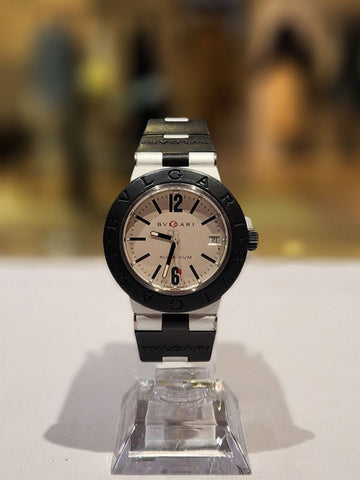 BULGARI アルミニウム 38mm オートマティック ウォッチ AL38TA 159414011 [P]