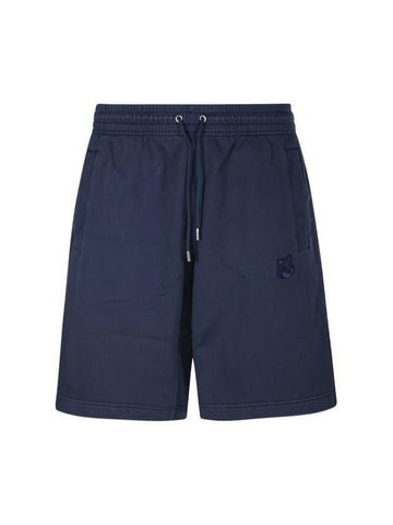 MAISON KITSUNE ボールド フォックス ヘッド パッチ オーバーサイズ ジョガーショーツ MM01121KM0001 P492 133042616 [P]