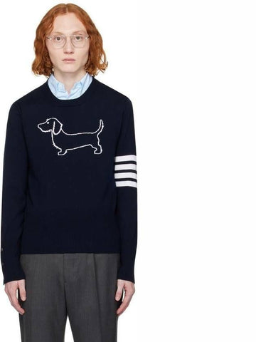 THOM BROWNE メリノヘクター4バークルーネックプルオーバー 133071772 [P]