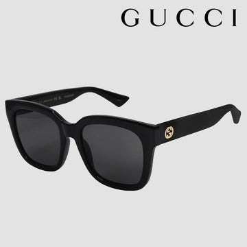 Gucci Unisex Sunglasses Square Horn Frame Oversized GG1338S 001 Black 127482913 [P]