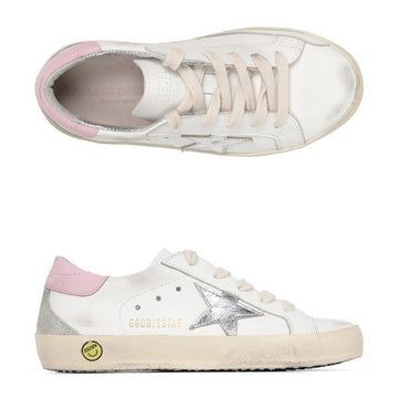 Golden Goose KIDS 26SS White Silver Ice Orchid Pink Superstar Classic Sneakers GYF00102 F004662 11531 157782365 [P]