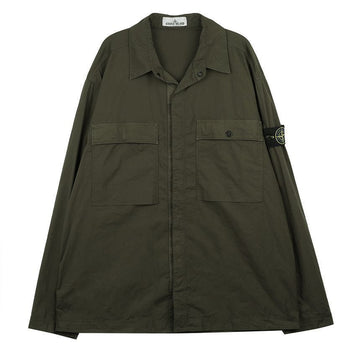 STONE ISLAND Wappen Patch Overshirt Jacke 139308421 [P]
