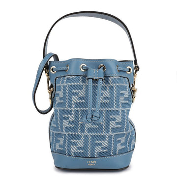 FENDI ブルーデニムFFジャカードミニバッグ 139992668 [P]