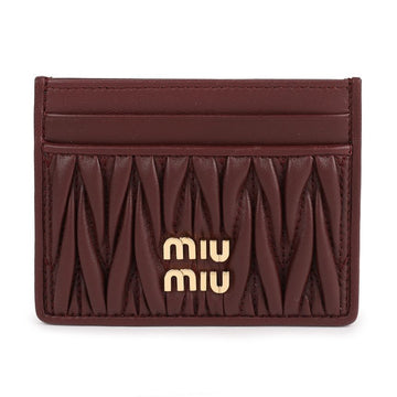 Miu Miu Nappa Leather Card Holder 5MC076-AFPP-F0007 141983236 [P]