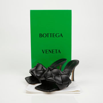 BOTTEGA VENETA Rido Schwarze Stiletto Damensandalen 158796109 [P]