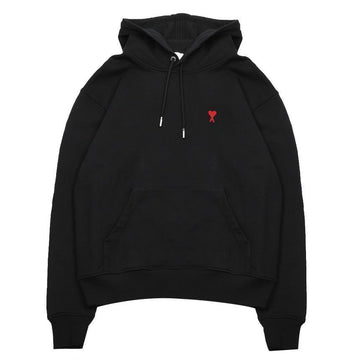 AMI Black Cotton Hoodie 148553905 [P]